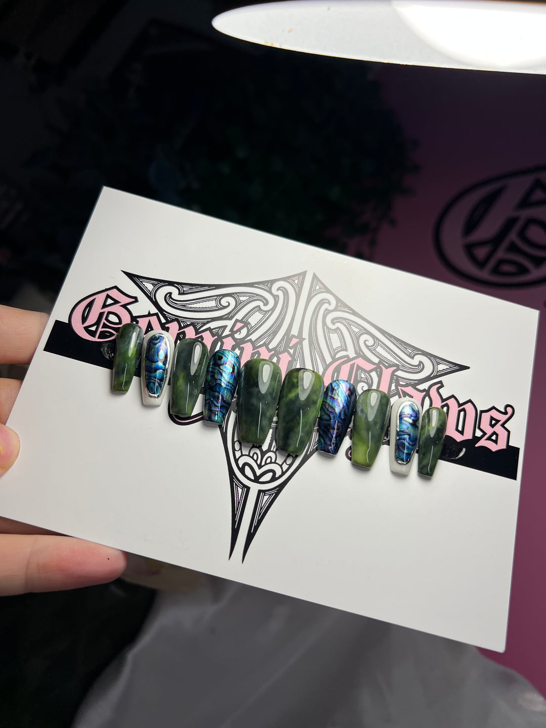 Signature Pounamu x Paua (Silver)