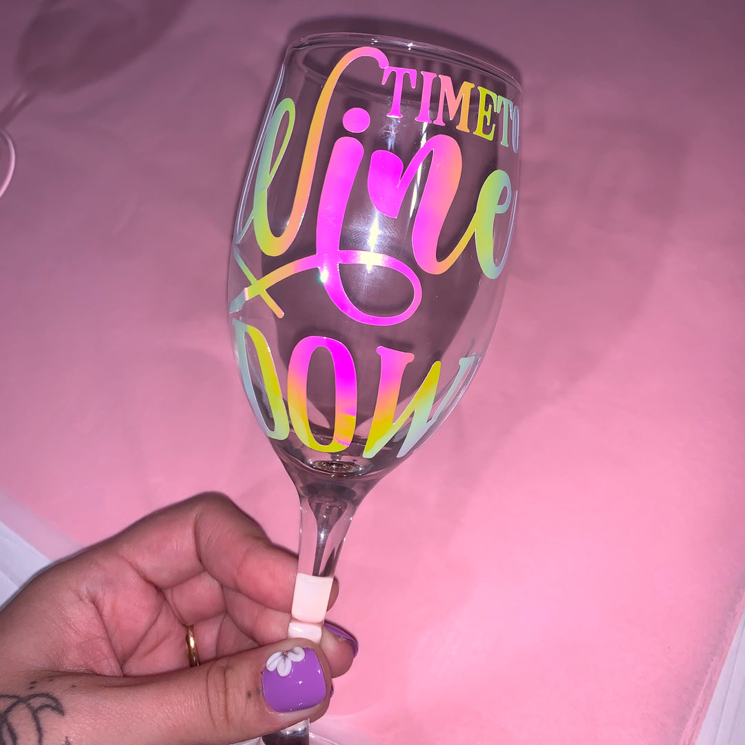 Time to wine down glass