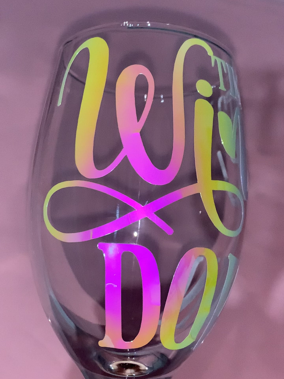 Time to wine down glass