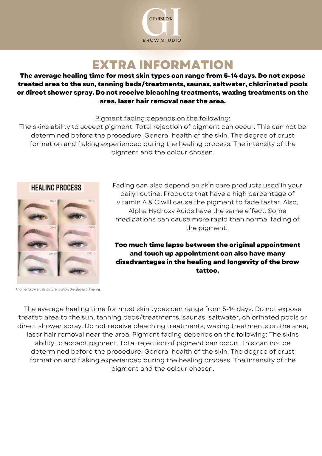 Brow Information