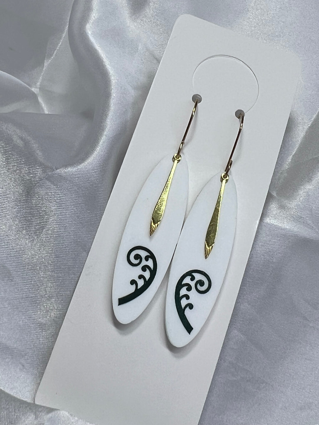 Fern Design | Gold Charm | Earrings