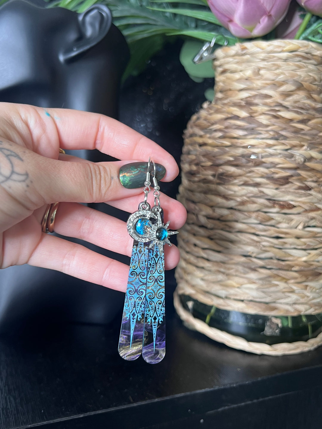 Celestial Matariki Inspired Earrings