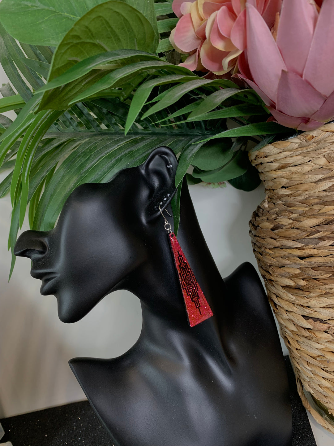 Manawa Pink Toki Earrings