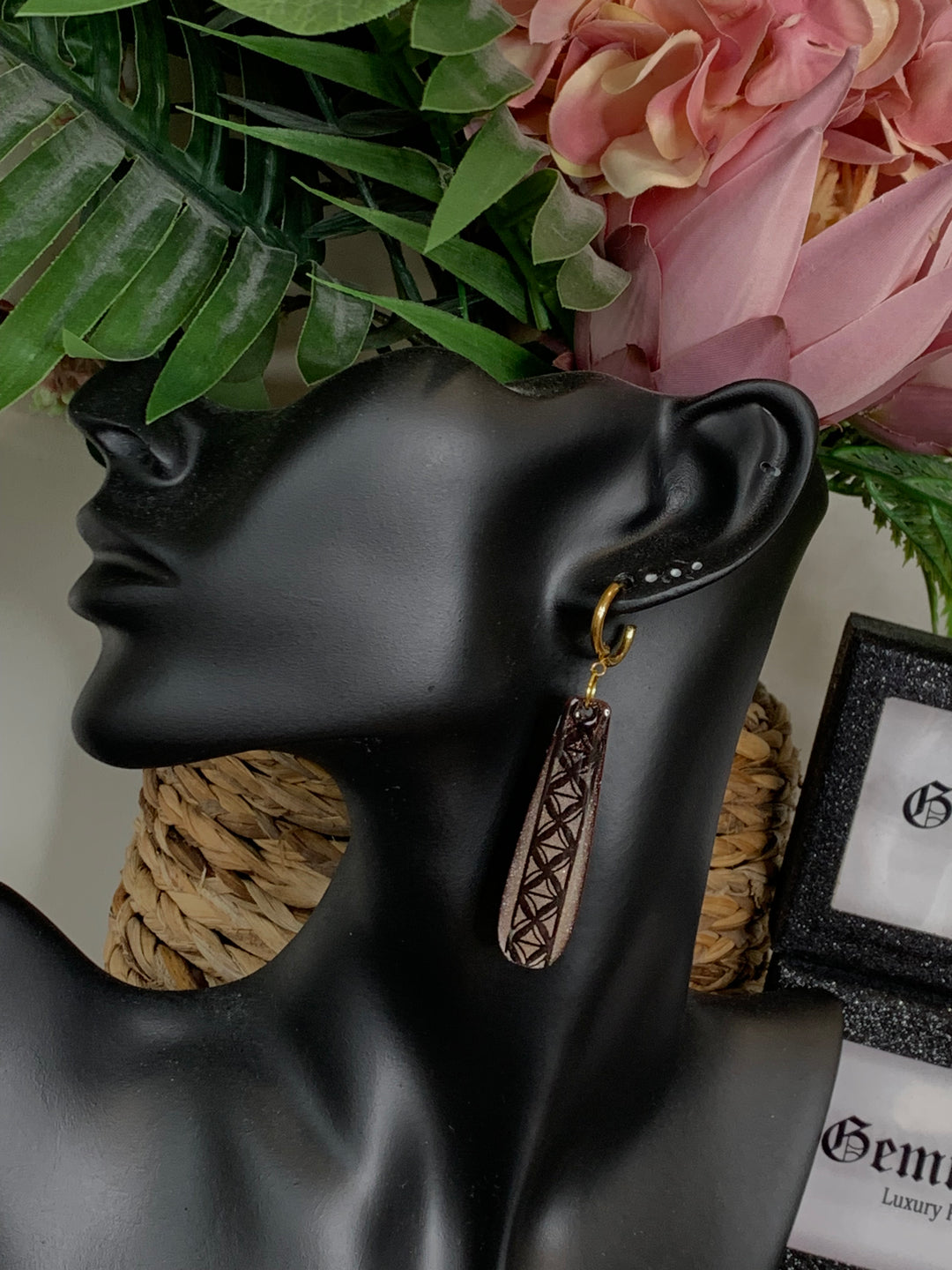 Mocha Tapa Earrings