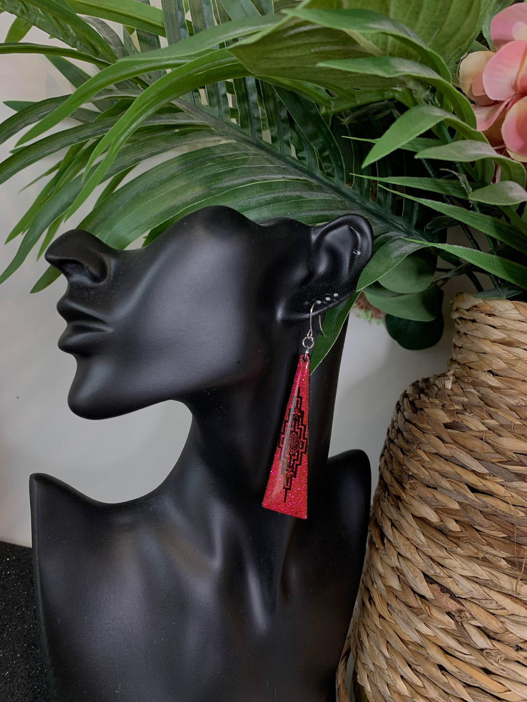 Manawa Pink Toki Earrings