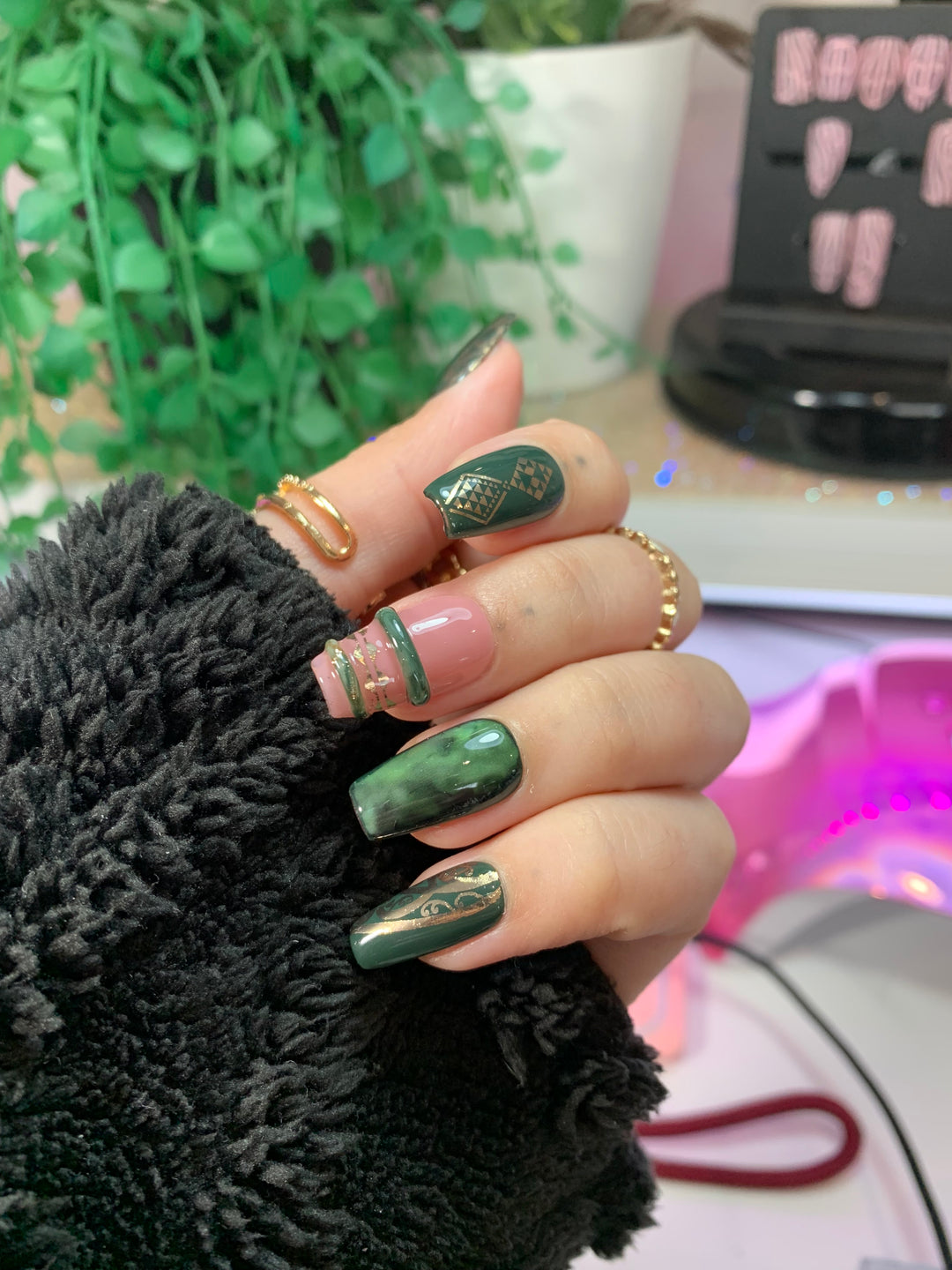 Bangle Pounamu Inspired Press Ons