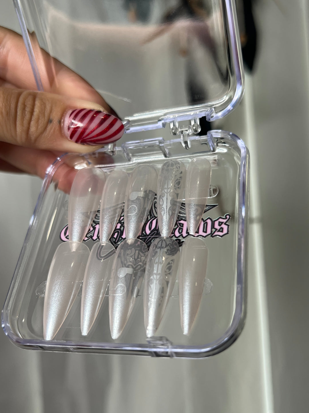 Pearlescent & Silver