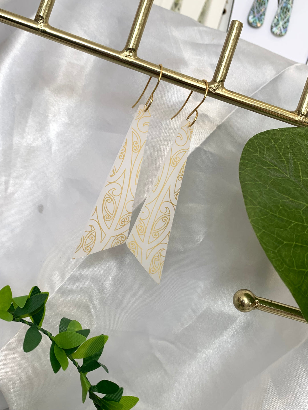 Ahurei Gold Anamata Statement Earrings