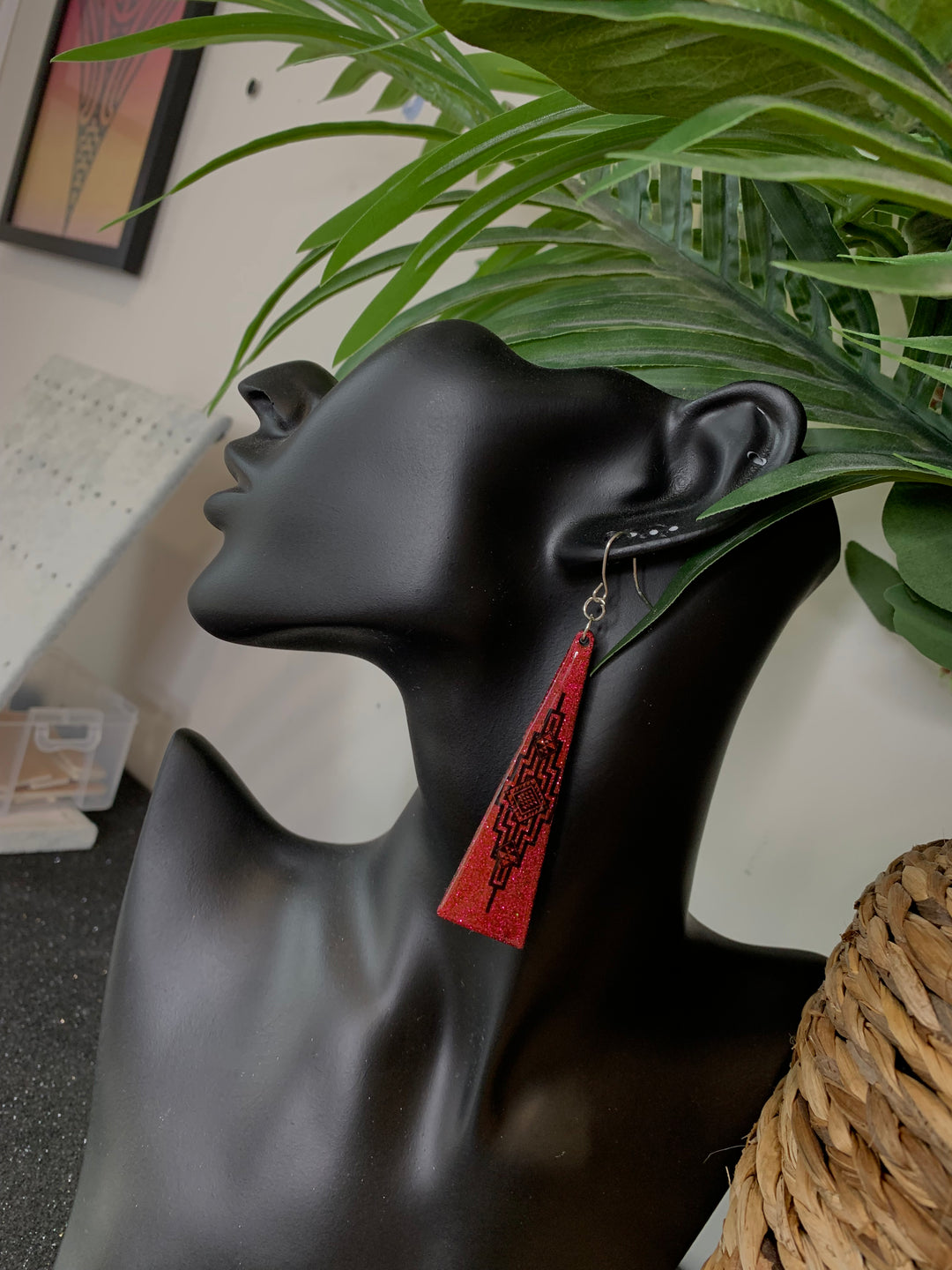 Manawa Pink Toki Earrings