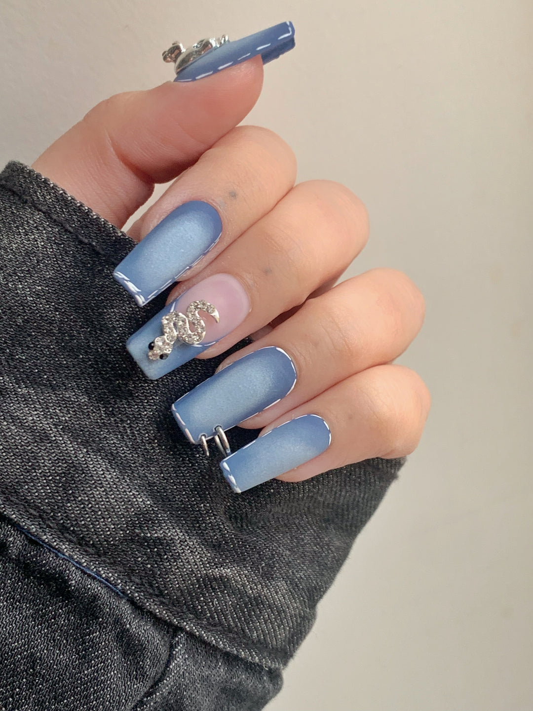 Denim Nails