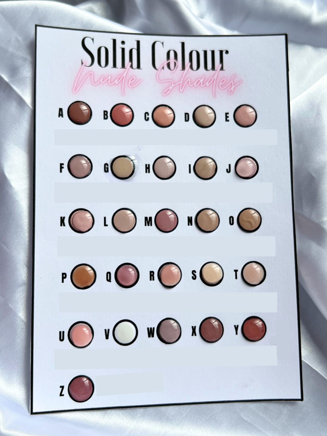 Nude Base Shade Range