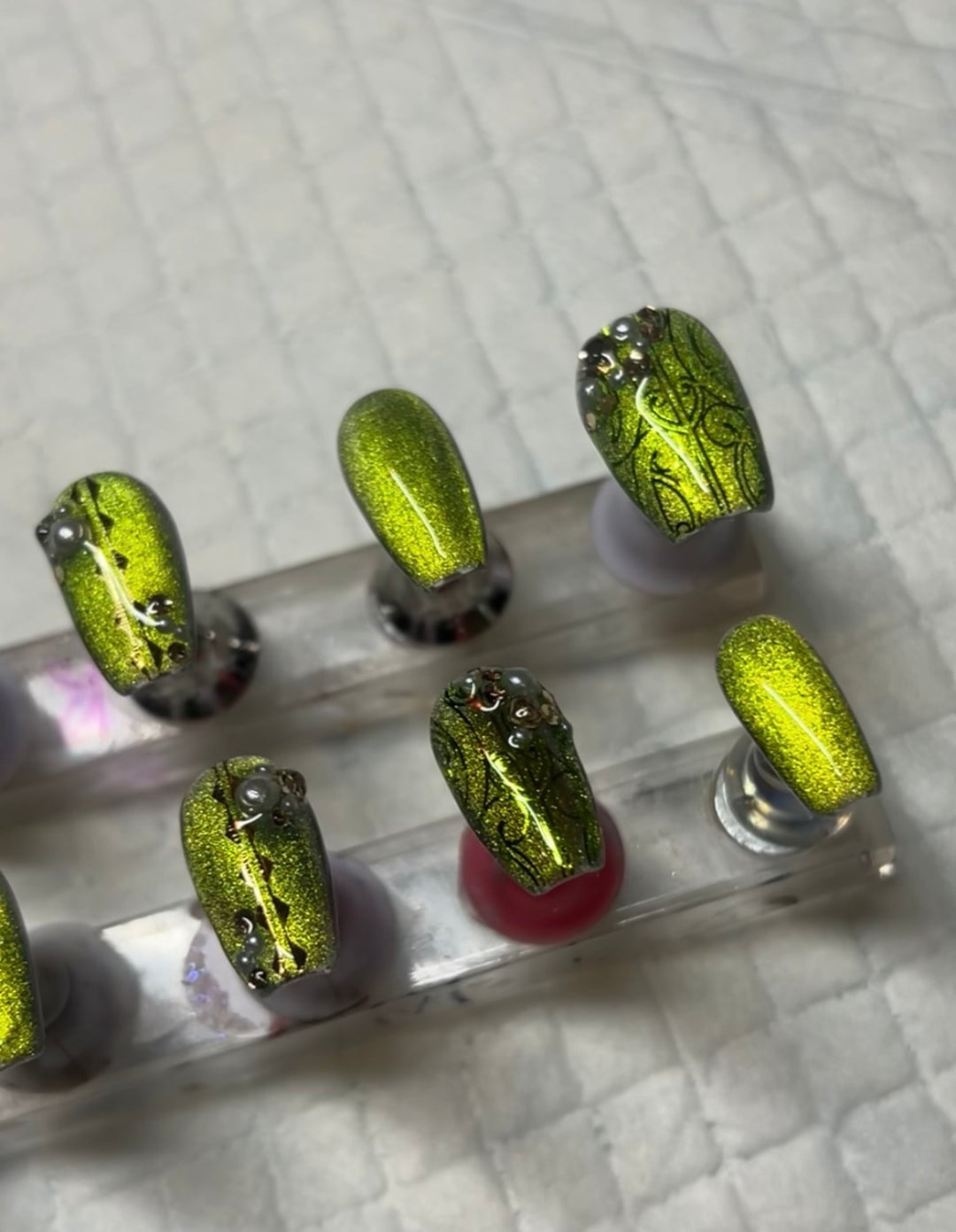 Bridal Aesthetic | Ngahere | Handmade Gel Press Ons