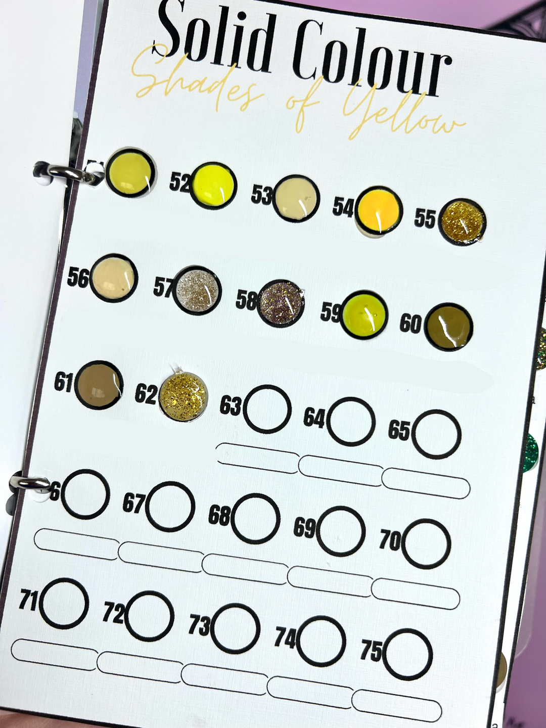 FREE - SOLID COLOUR VIEWING CHART