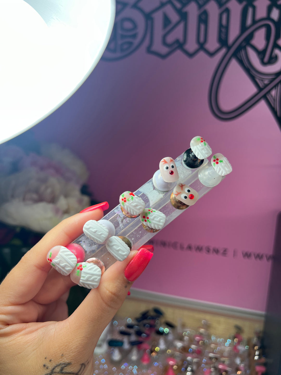 Rudolf | Christmas Sweater Nails