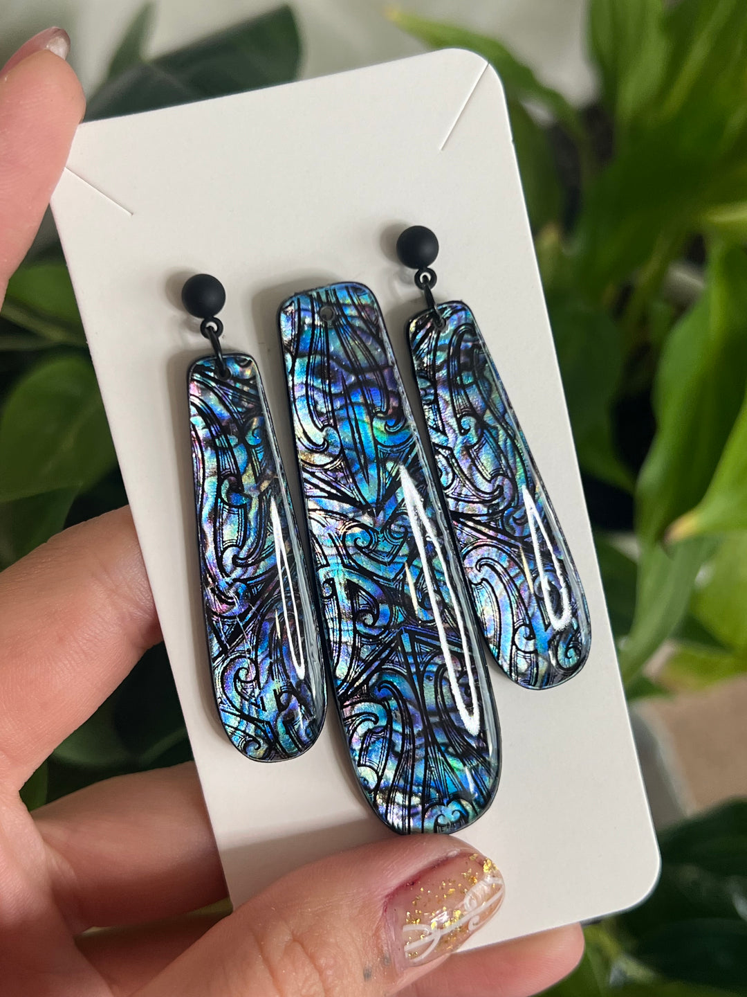 nga kanohi o nga whetu earrings