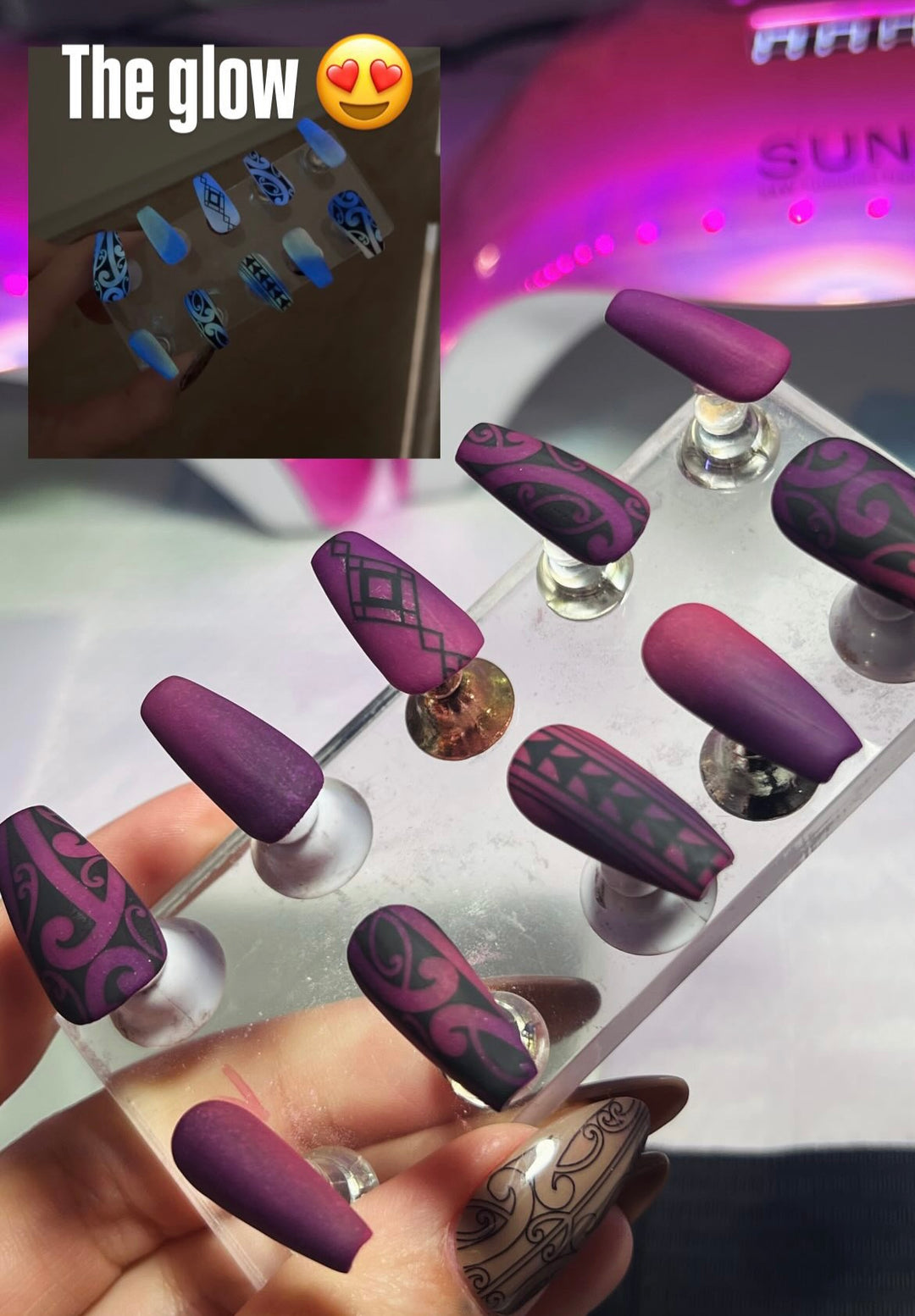 Matariki | Te Pō x Taniko | Tupuārangi | Press on Nails