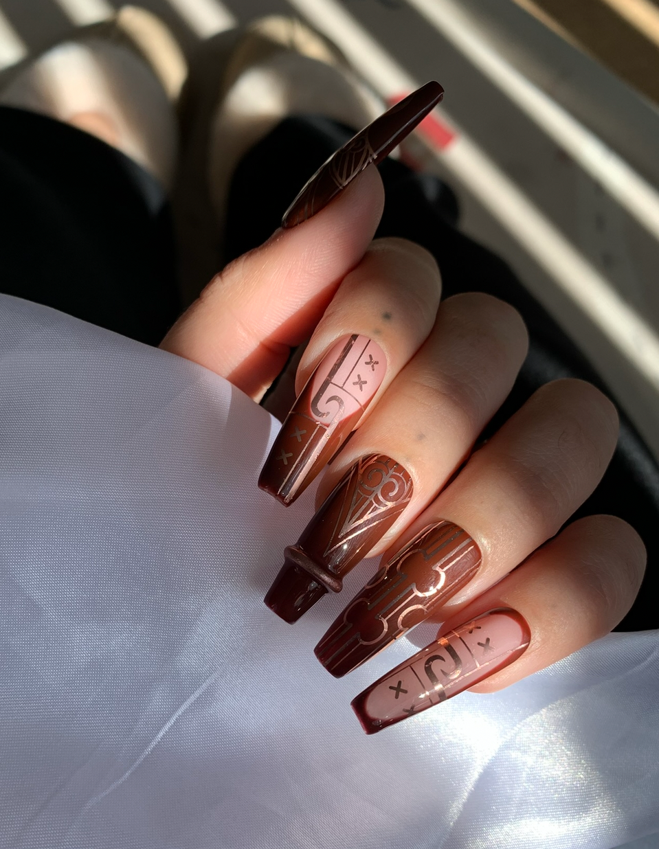 Ngā Whetū o Matariki | Rose Gold | Brown Base
