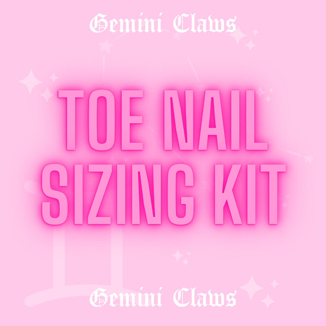 Toe nail sizing kit